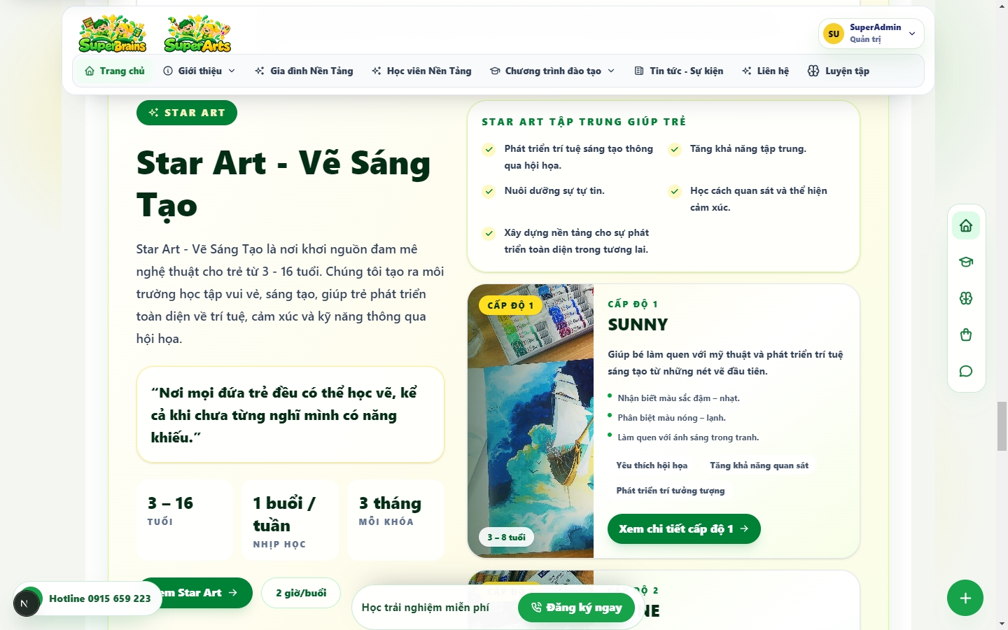 Chương trình Vẽ sáng tạo